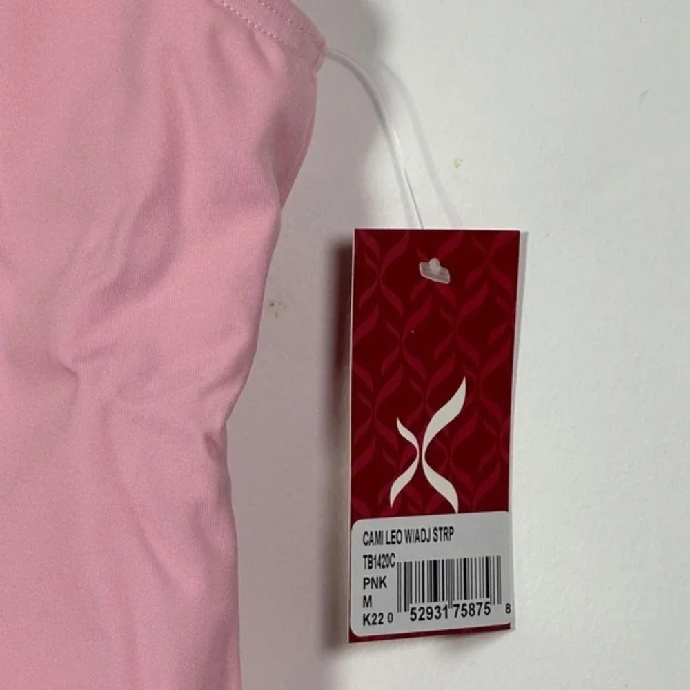 Capezio Pink Camisole Leotard Adjustable Straps Medium  CM NWT